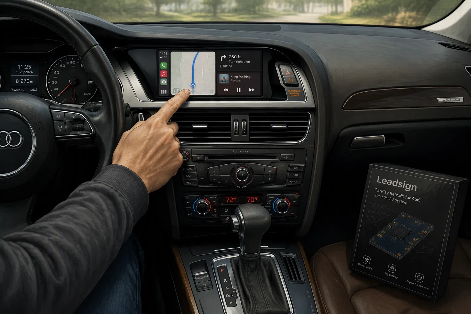 Audi MMI 2G CarPlay Retrofit for A5 2009-2015 | Leadsign