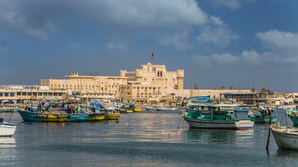 Alexandria Port'
                style=