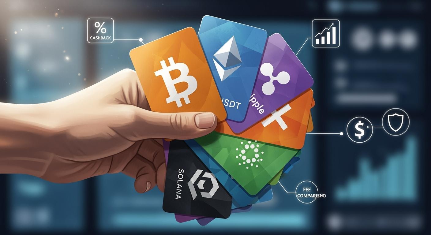 加密貨幣支付卡推薦清單，手續費與回饋率完整比較
