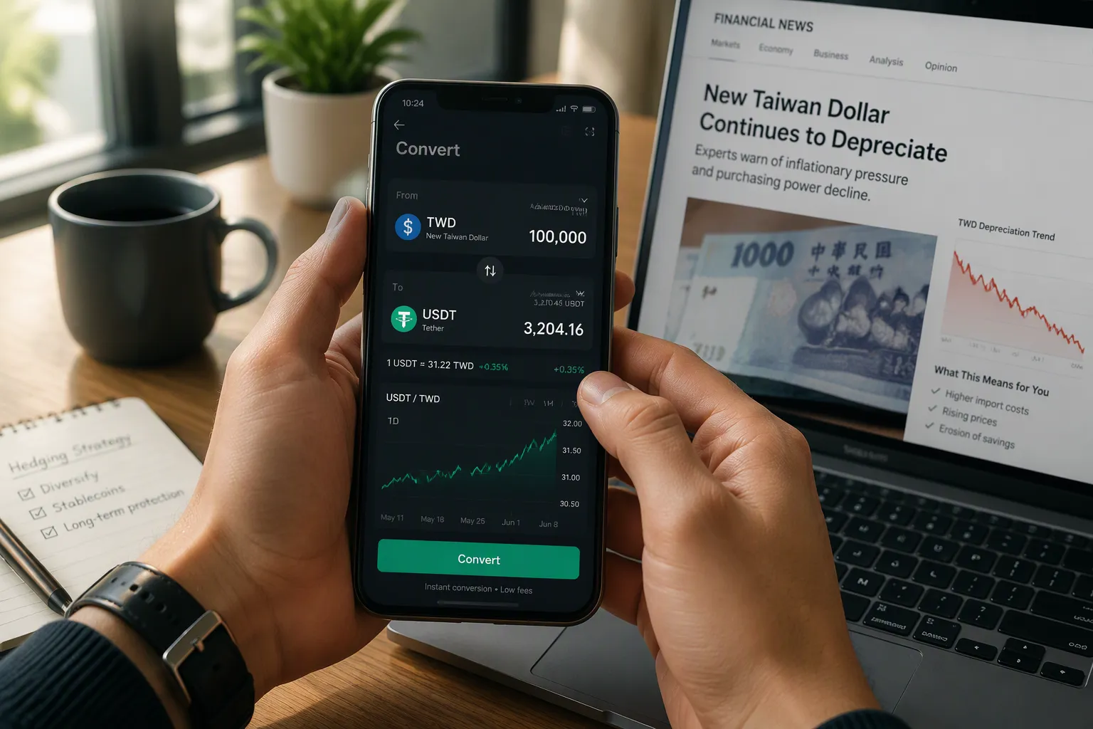 台幣貶值怎麼辦:USDT 保值原理
