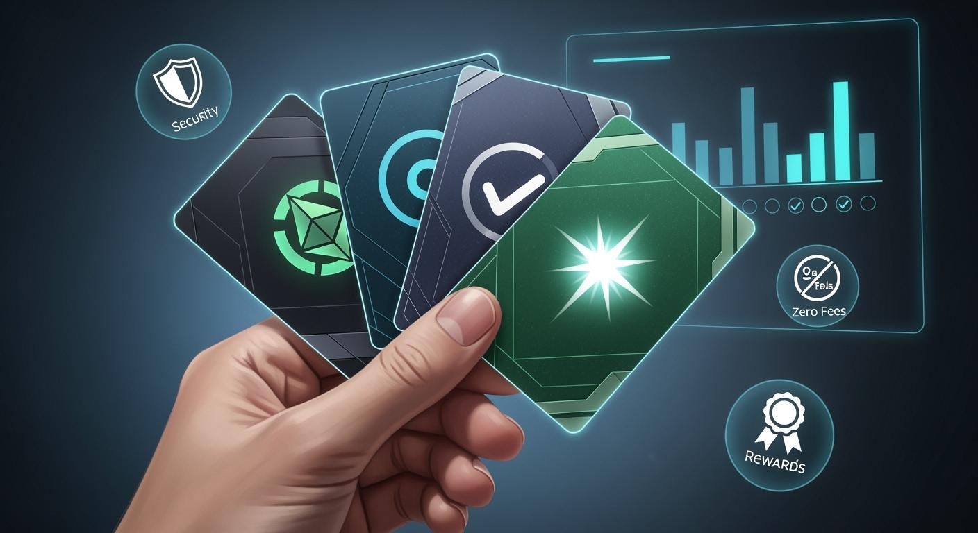 2026年零手續費數位貨幣卡推薦排行與比較