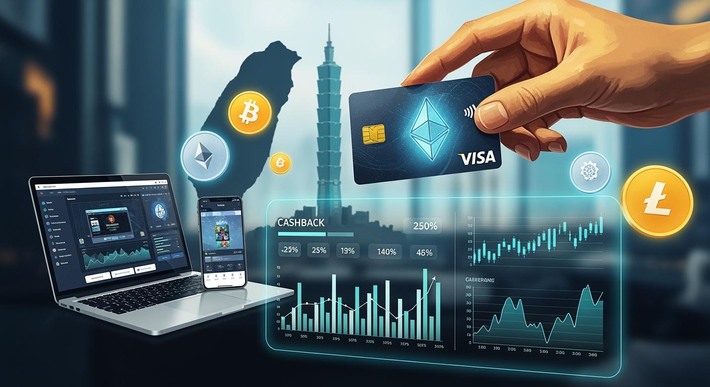 2026年台灣熱門加密貨幣Visa卡推薦與回饋全比較