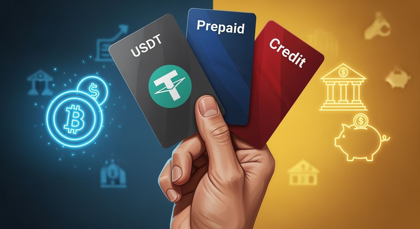 USDT簽帳卡是什麼?與預付/信用卡差異