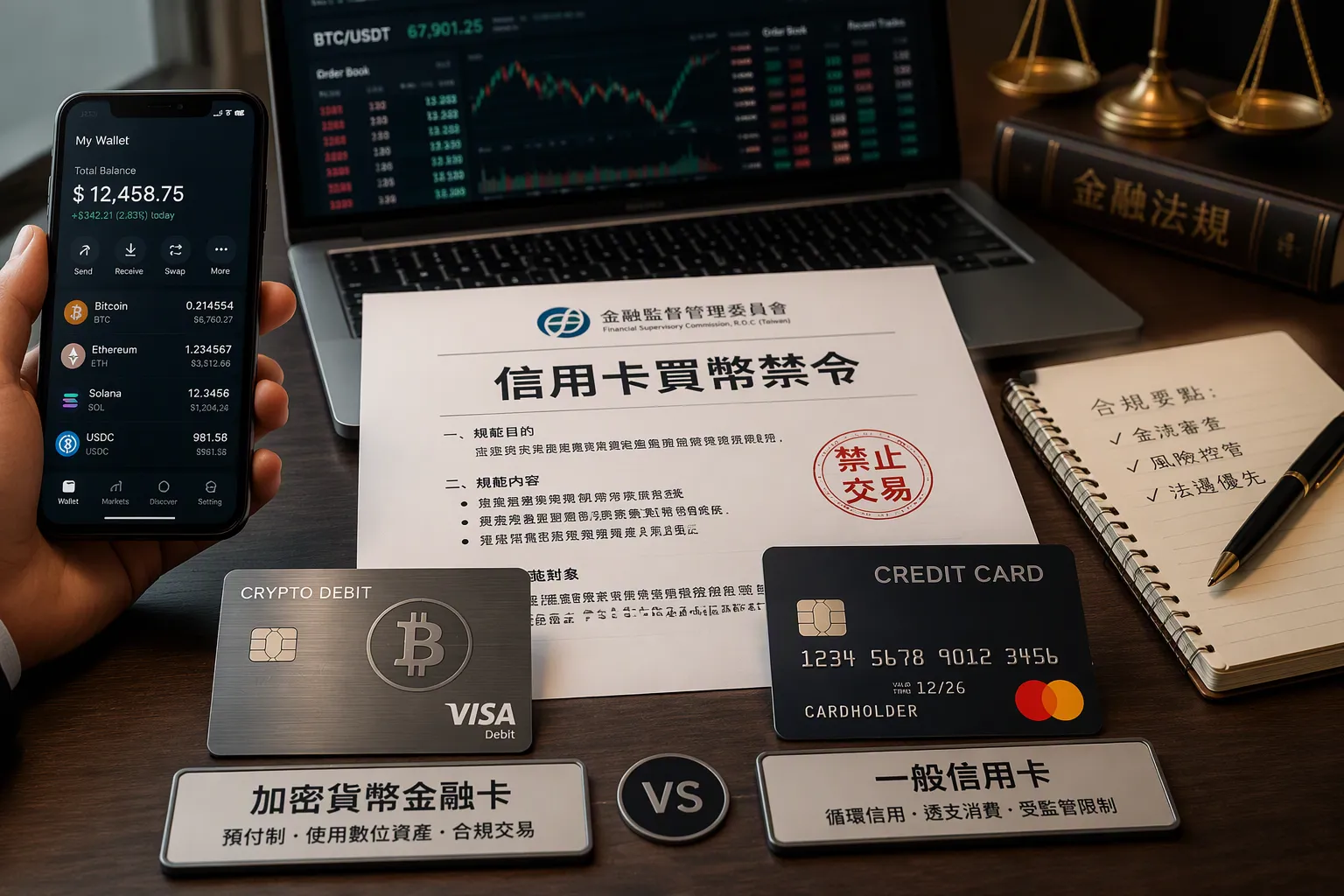 在台灣用虛擬貨幣卡合法嗎?先搞懂法律定位