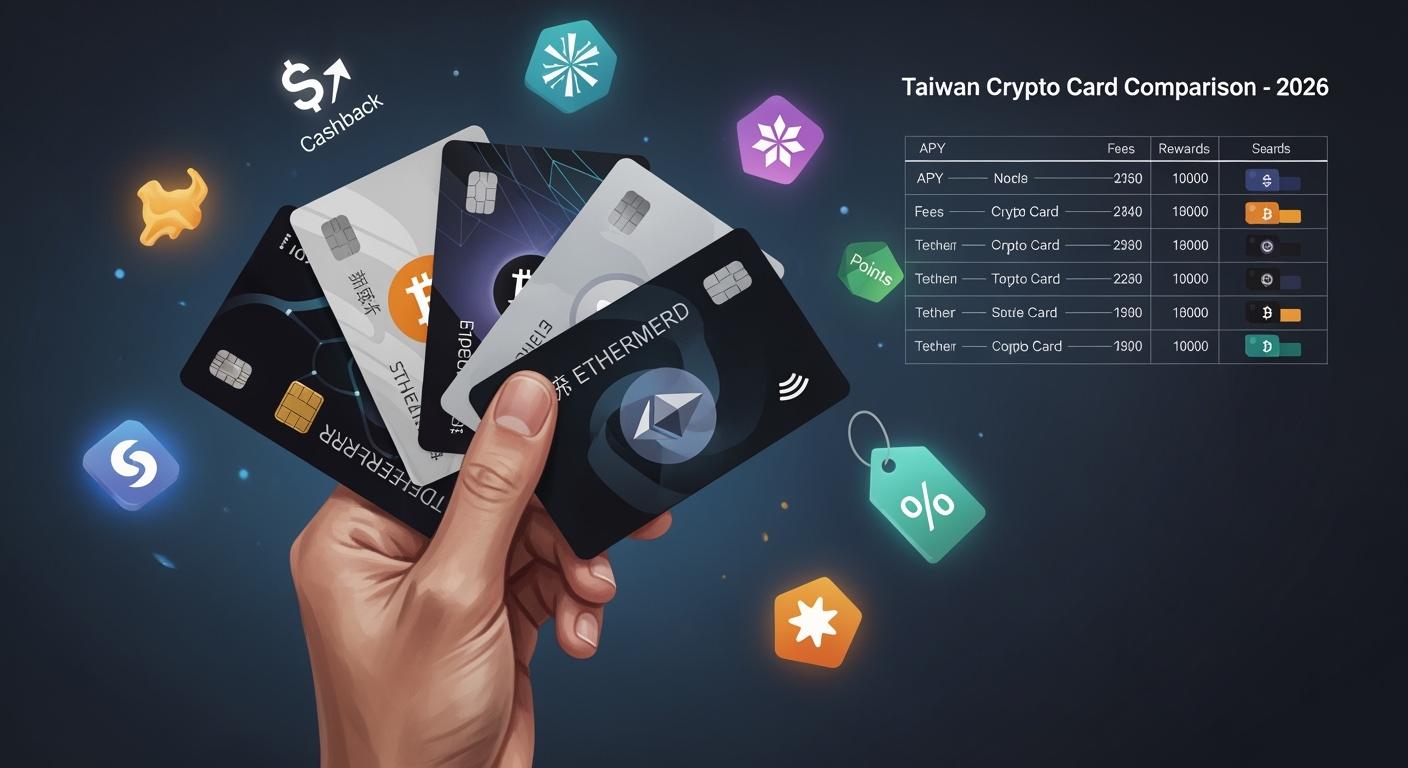 2026年台灣熱門幣圈卡推薦與回饋全方位比較