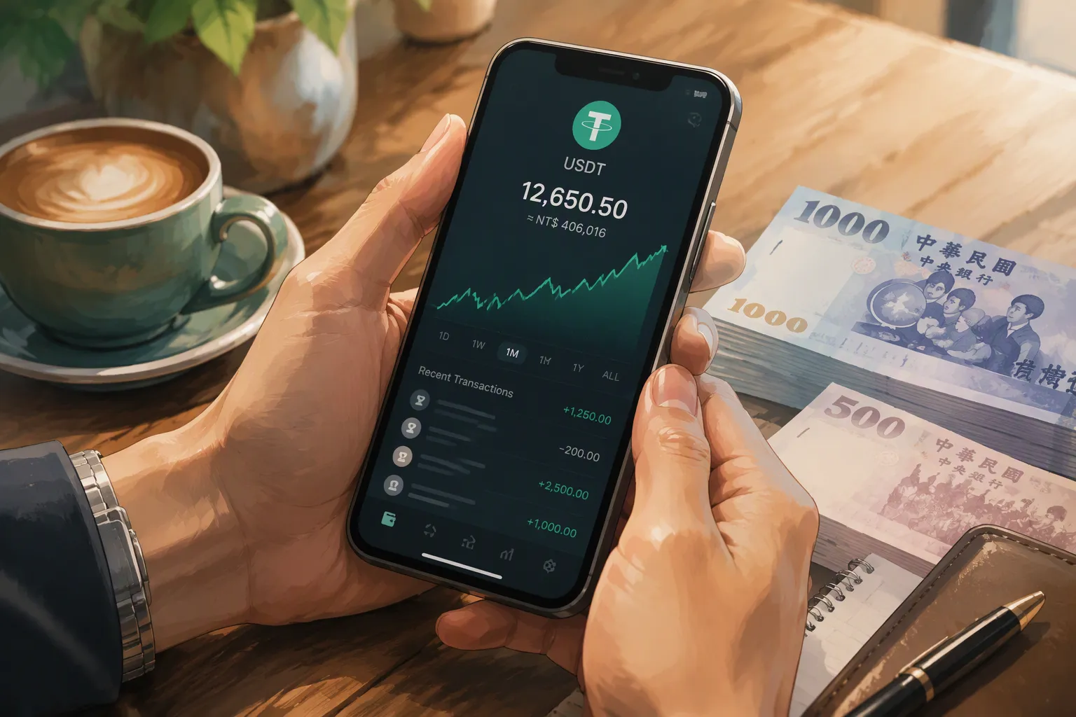 台幣貶值怎麼辦:台灣人用 USDT 保值實測