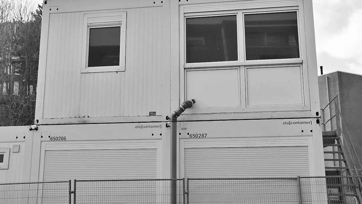 Folding container house