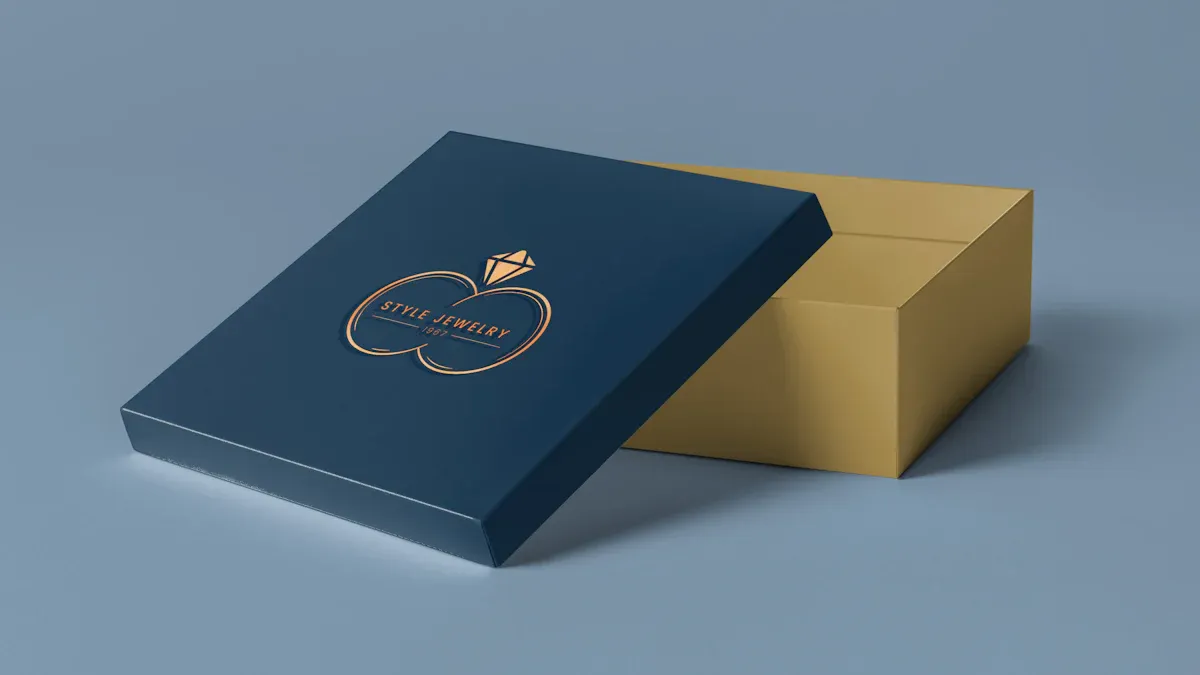 Custom Printed LOGO Mailers Folding Gift Paper Box