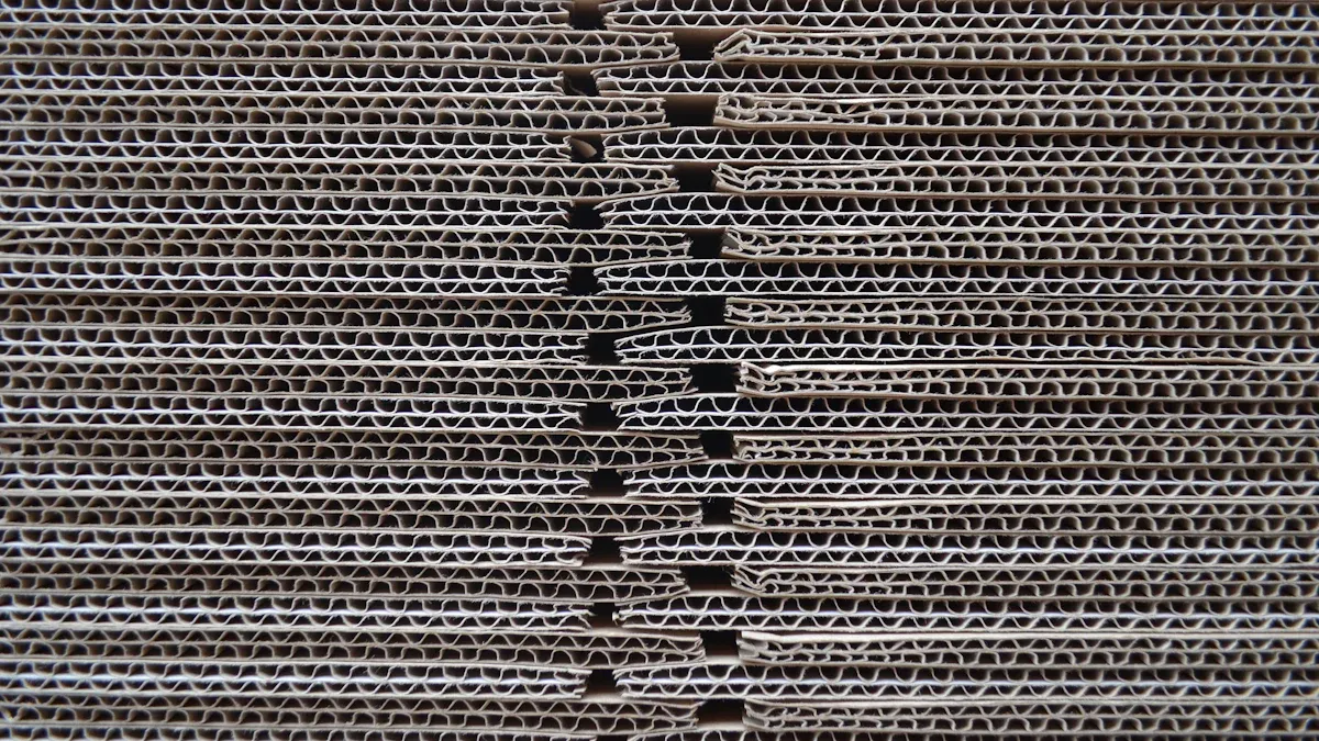 corrugated cardboard shipping boxes