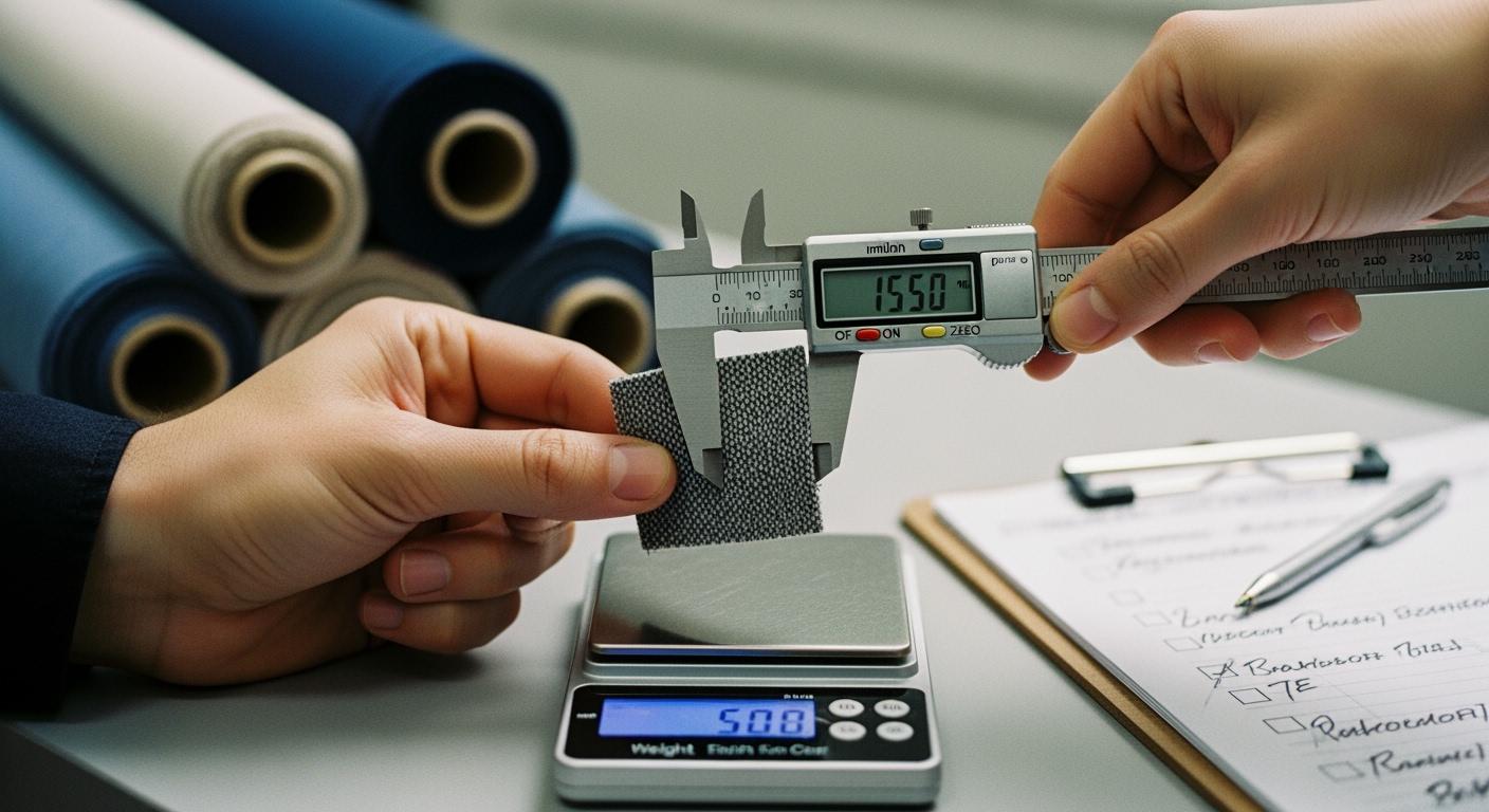 Industrial Fabric Weight Inspection and Testing
