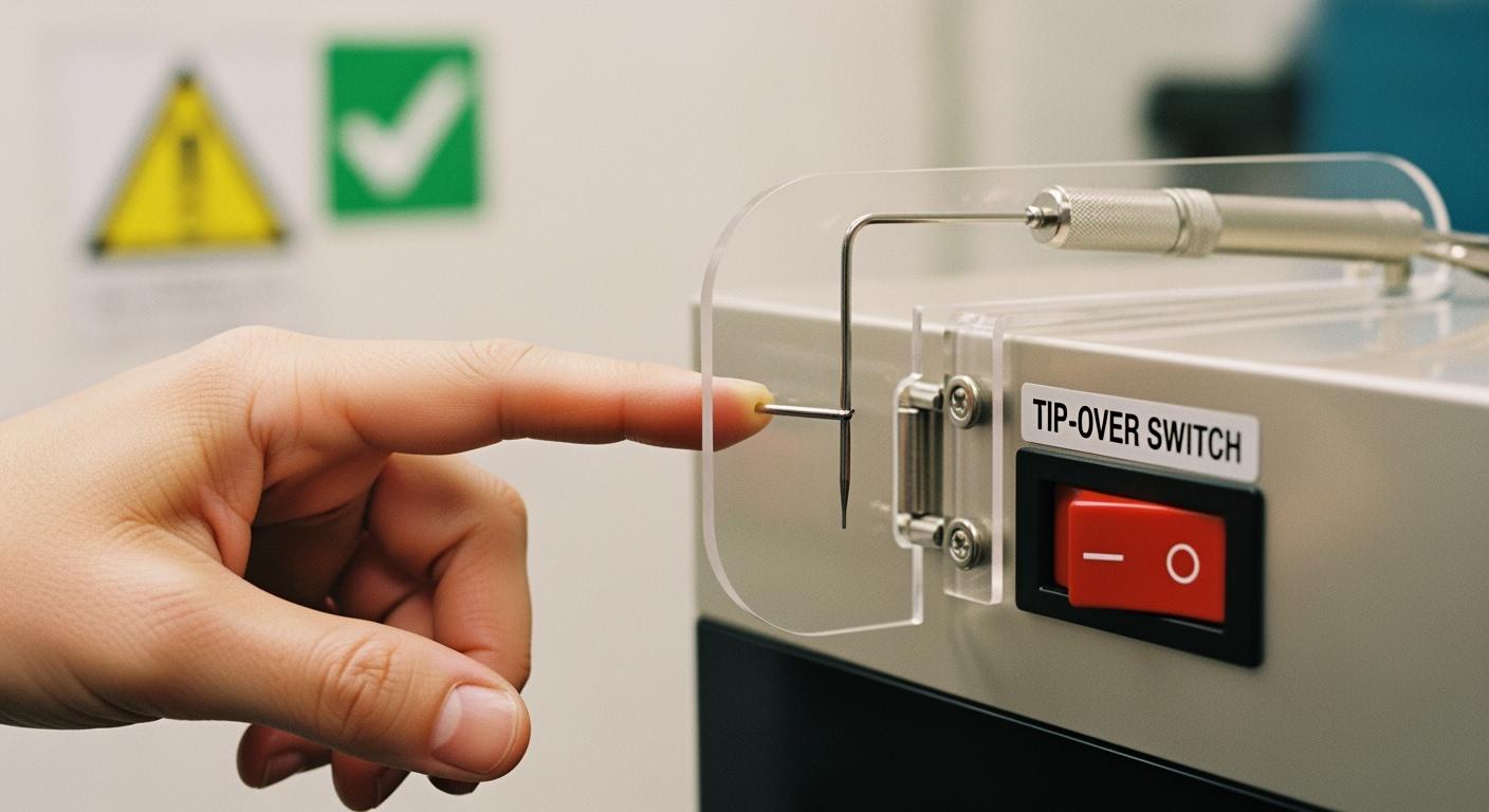 Tip-Over Switch Safety and Finger Probe Guard Compliance