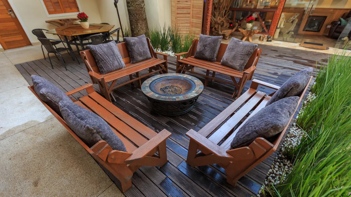 Outdoor Furniture Durability: UV Resistance for Rattan and Rust Protection for Metal Frames.