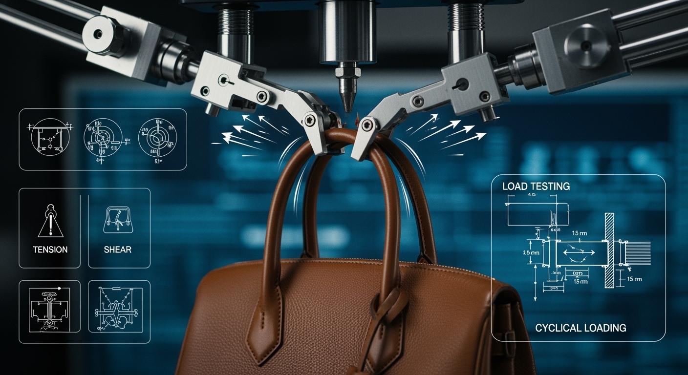 Technical Handbag Handle Strength Oscillation Testing