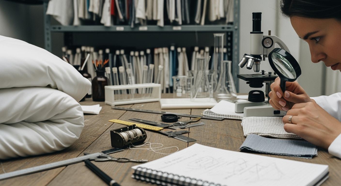 Industrial Laboratory Textile Inspection