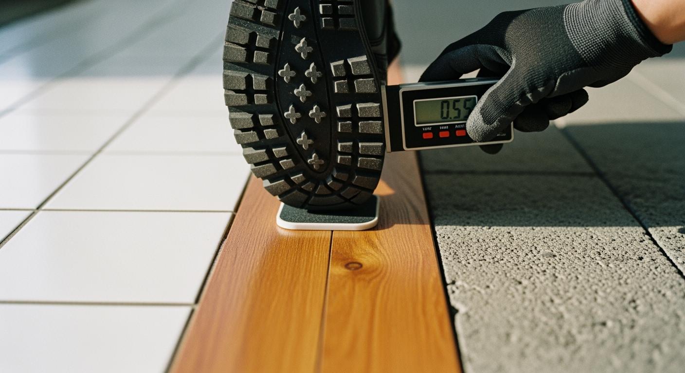 Industrial Footwear Slip Resistance Testing