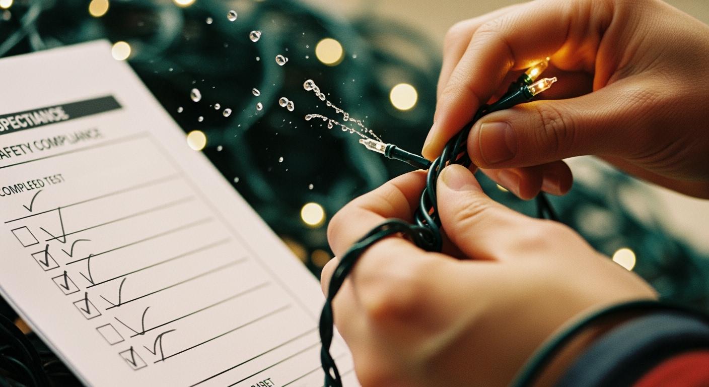 Holiday String Lights Inspection