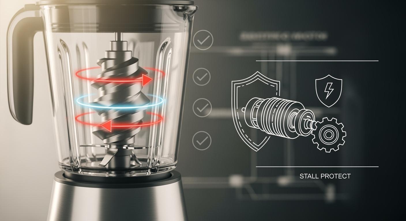 Motor Stall Protection and Blade Durability Verification for Kitchen Appliances
