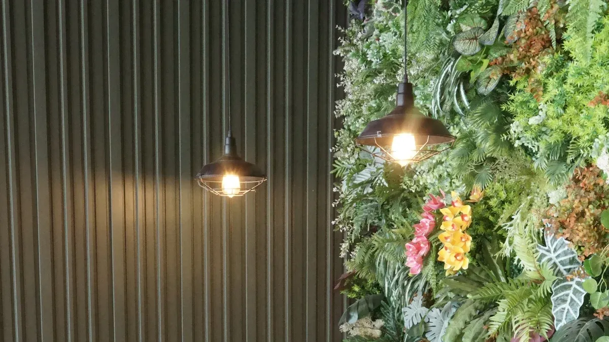 Plantas artificiales vs. plantas reales
