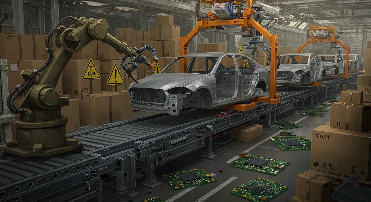 The semiconductor supply chain crisis and its impact on automotive production cuts