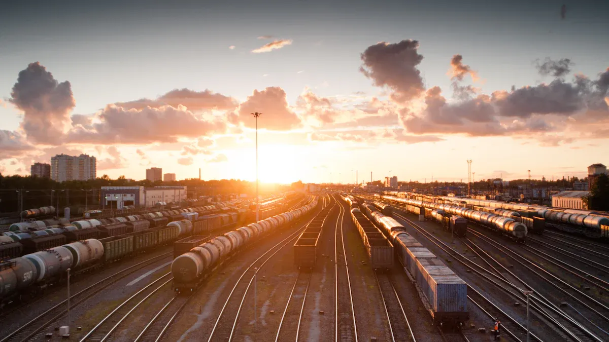 Impact of Hydrogen Trains on Logistics Between Europe and China