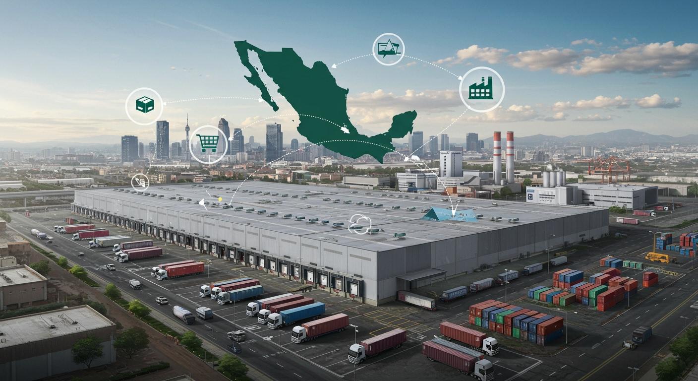 Mexico’s Nearshoring Surge Reshapes Industrial Real Estate: Warehouse Capacity Strains Amid Manufacturing Relocation and E-Commerce Growth