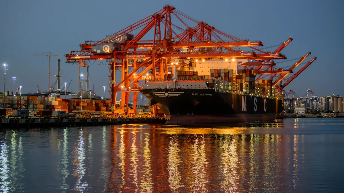 Average delivery times for overseas logistics