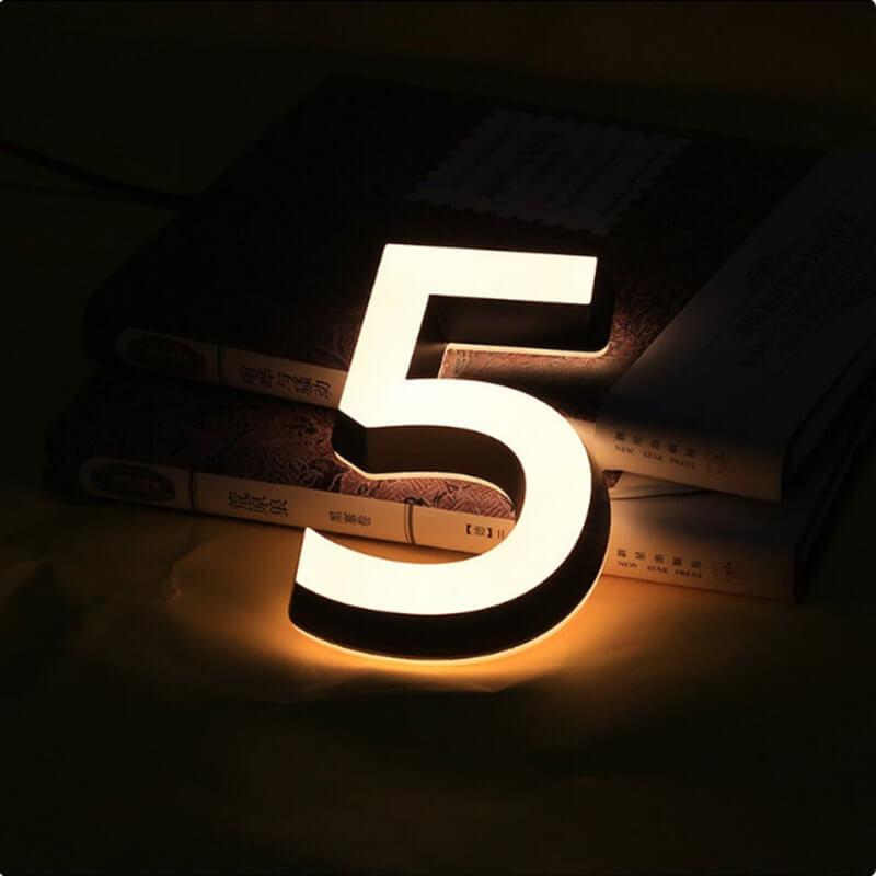 energy efficient LED front and back illuminated letters