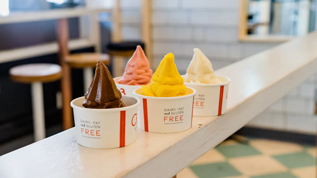 Milchfreie Gelato-Optionen