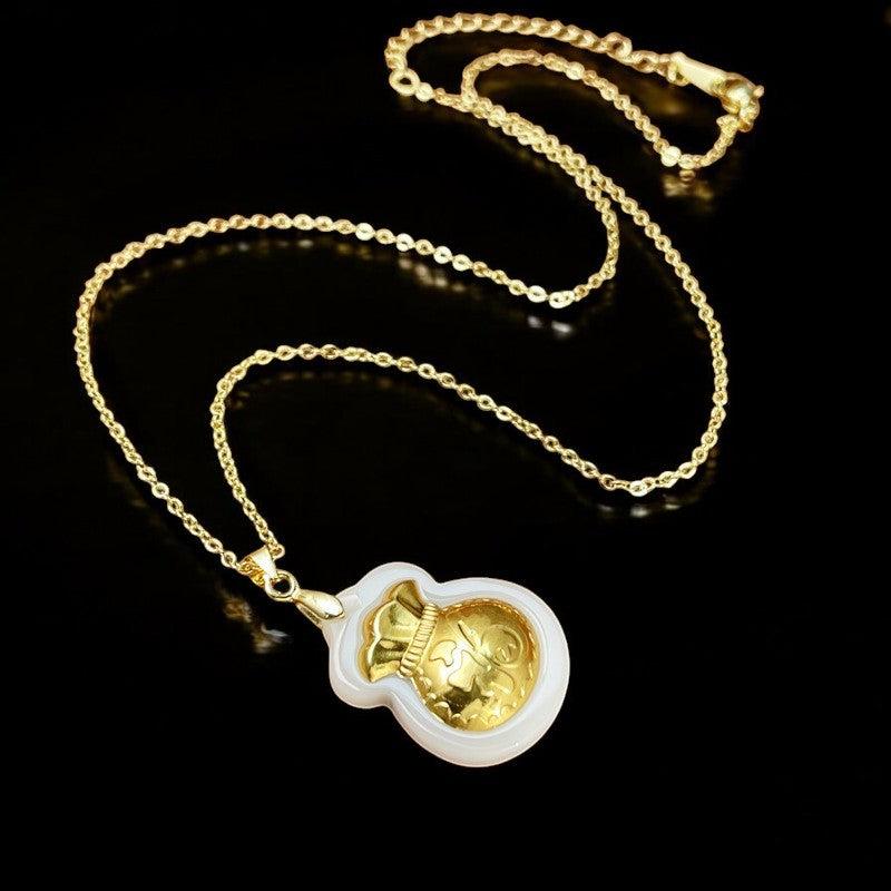 Styling White Jade Necklace
