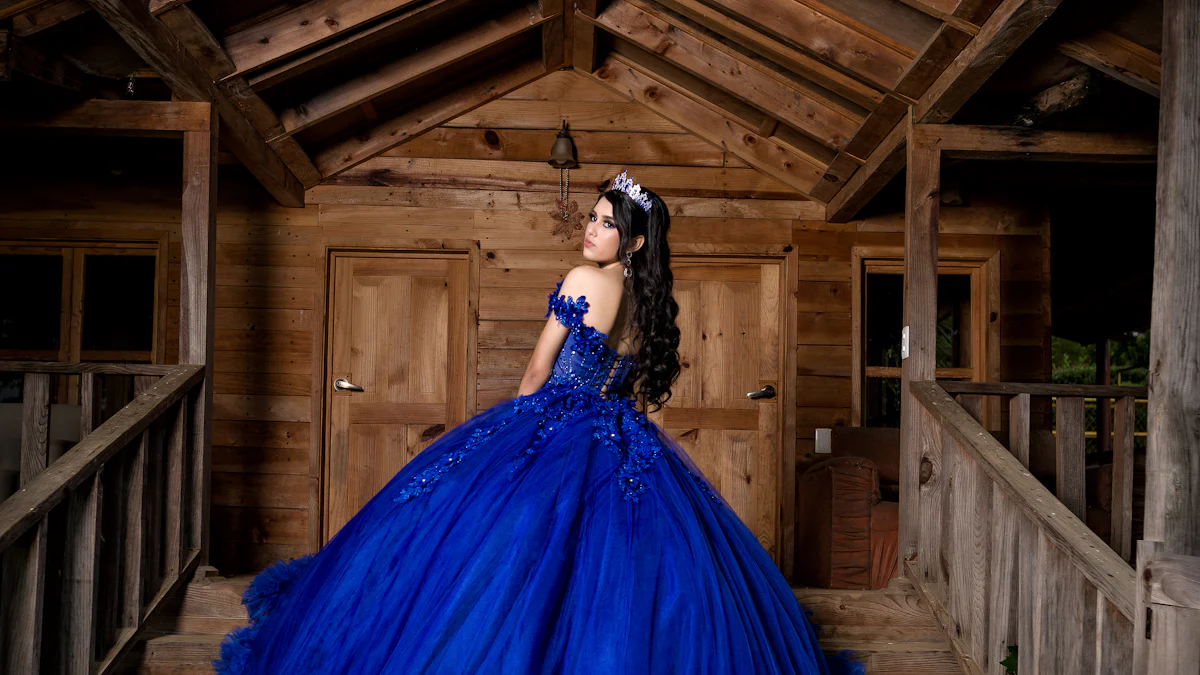 Why the Blue prom dress is popular in the US