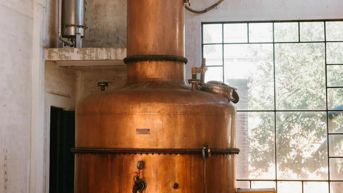Distillery equipment guide for different capacities