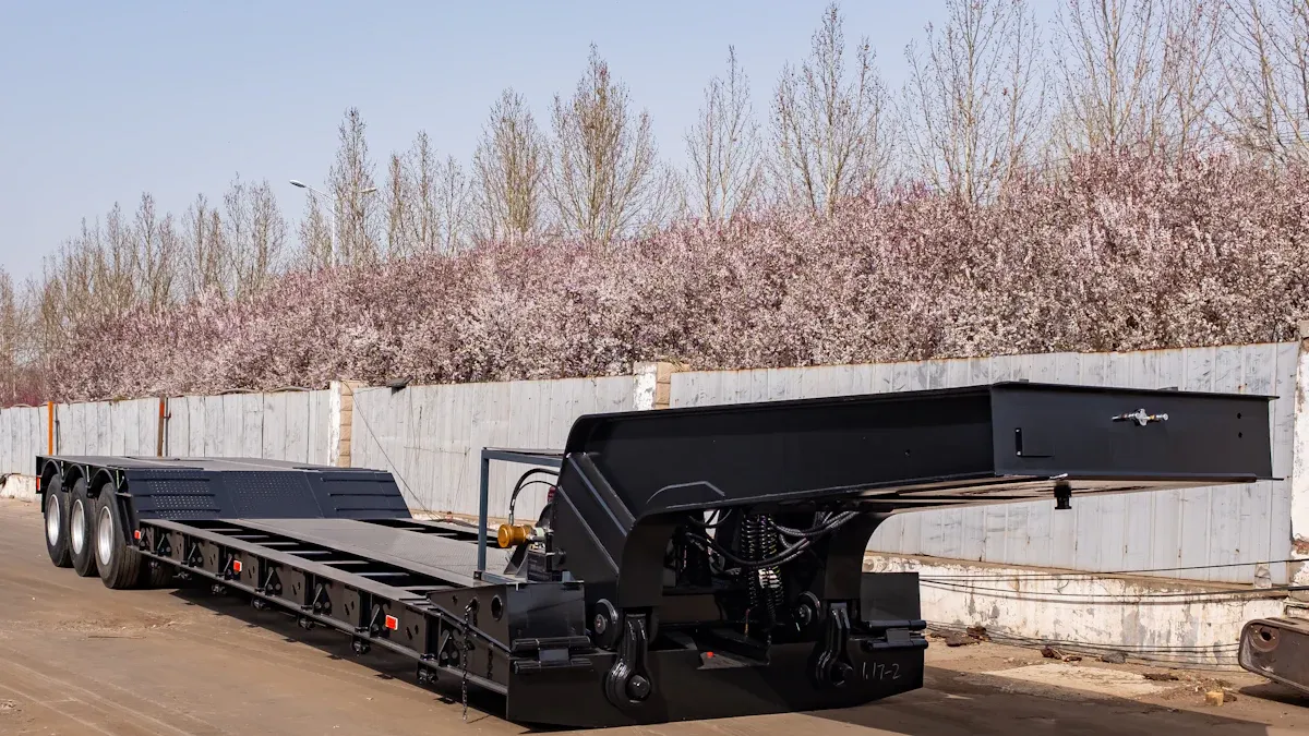 Skeleton Semi Trailer Sizes and Dimensions