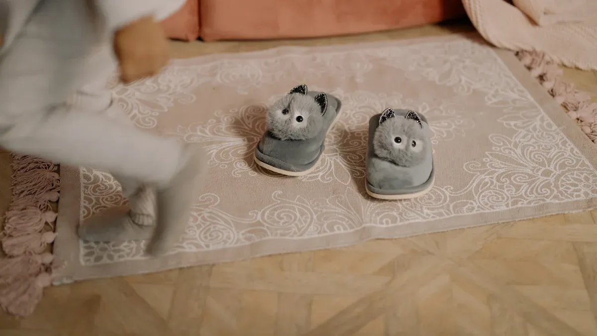 How to clean winter slippers