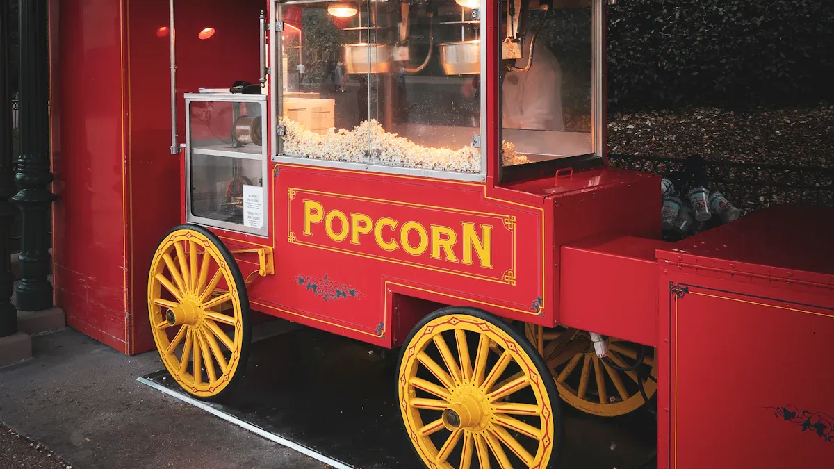 The Evolution of Popcorn Vending Machines