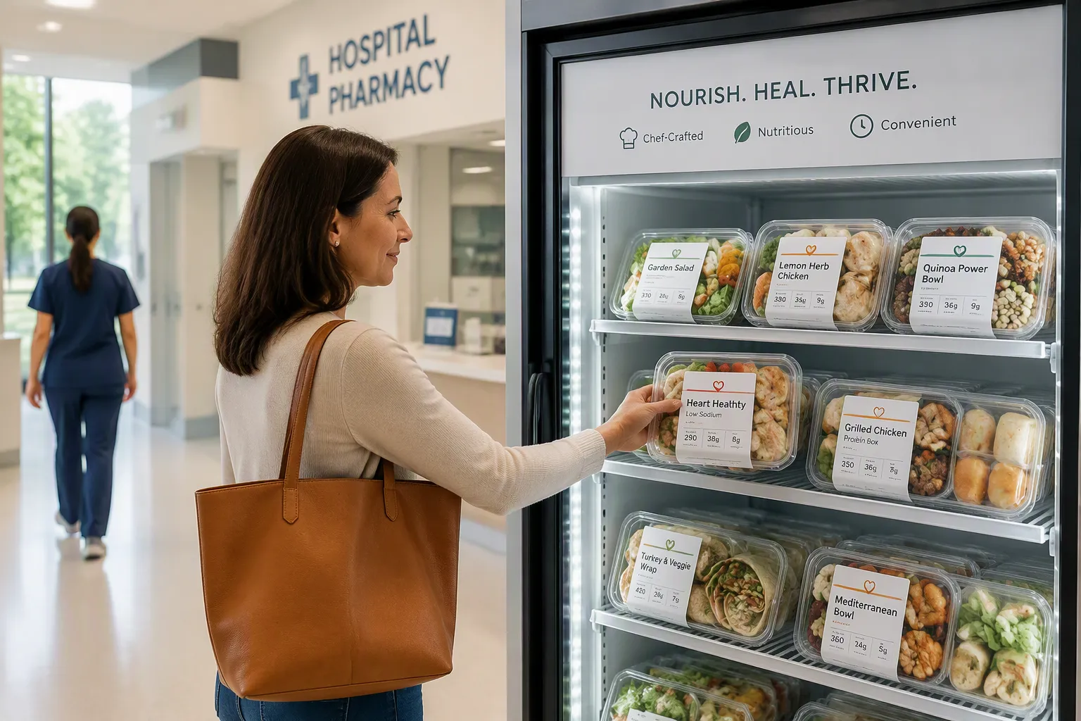 Promoting Healthier Choices with Grab-and-Go Options