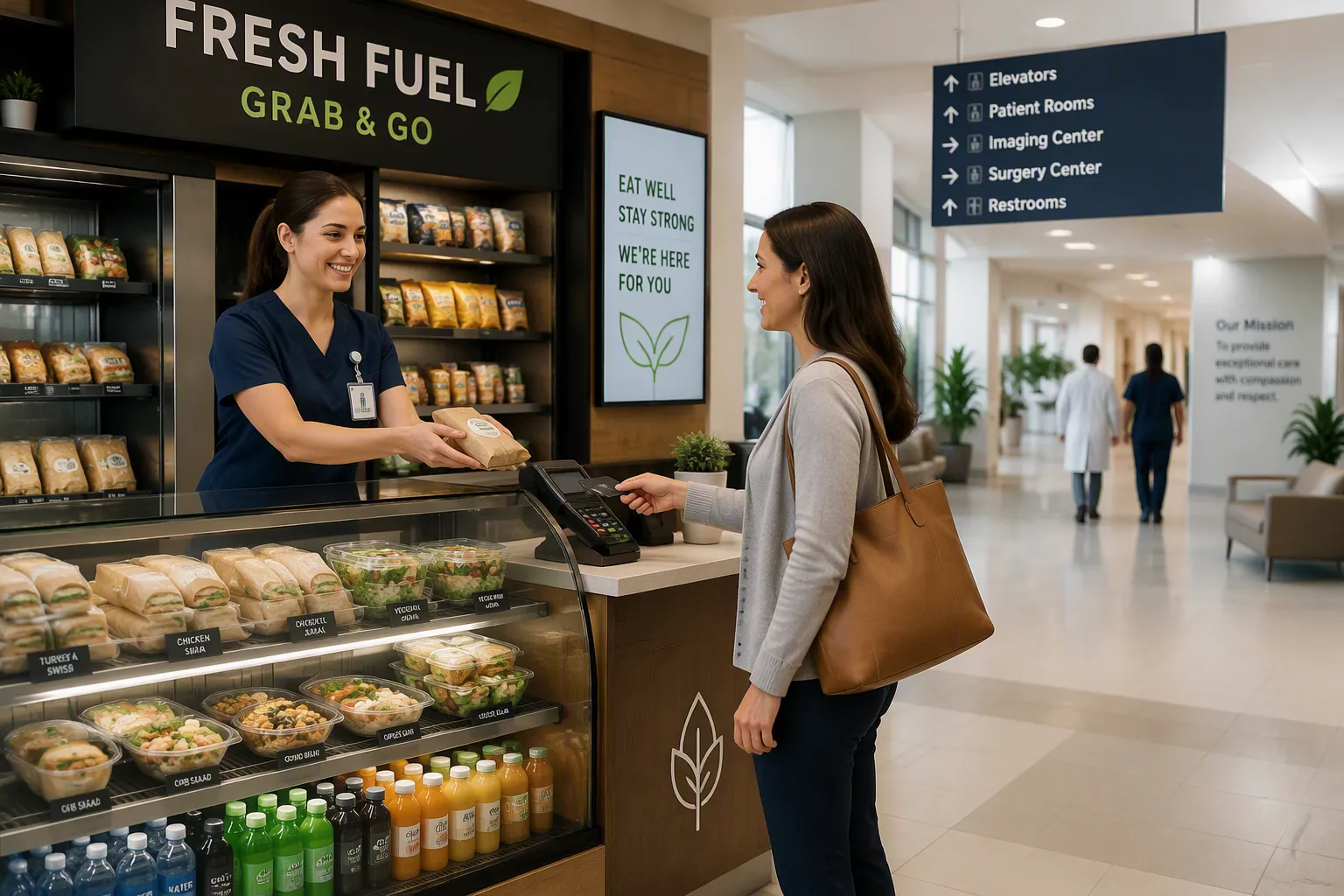 Top use cases for grab-and-go retail in Hospitals & healthcare facilities