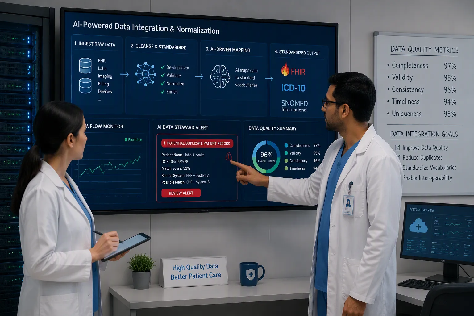 Implementing AI-powered analytics