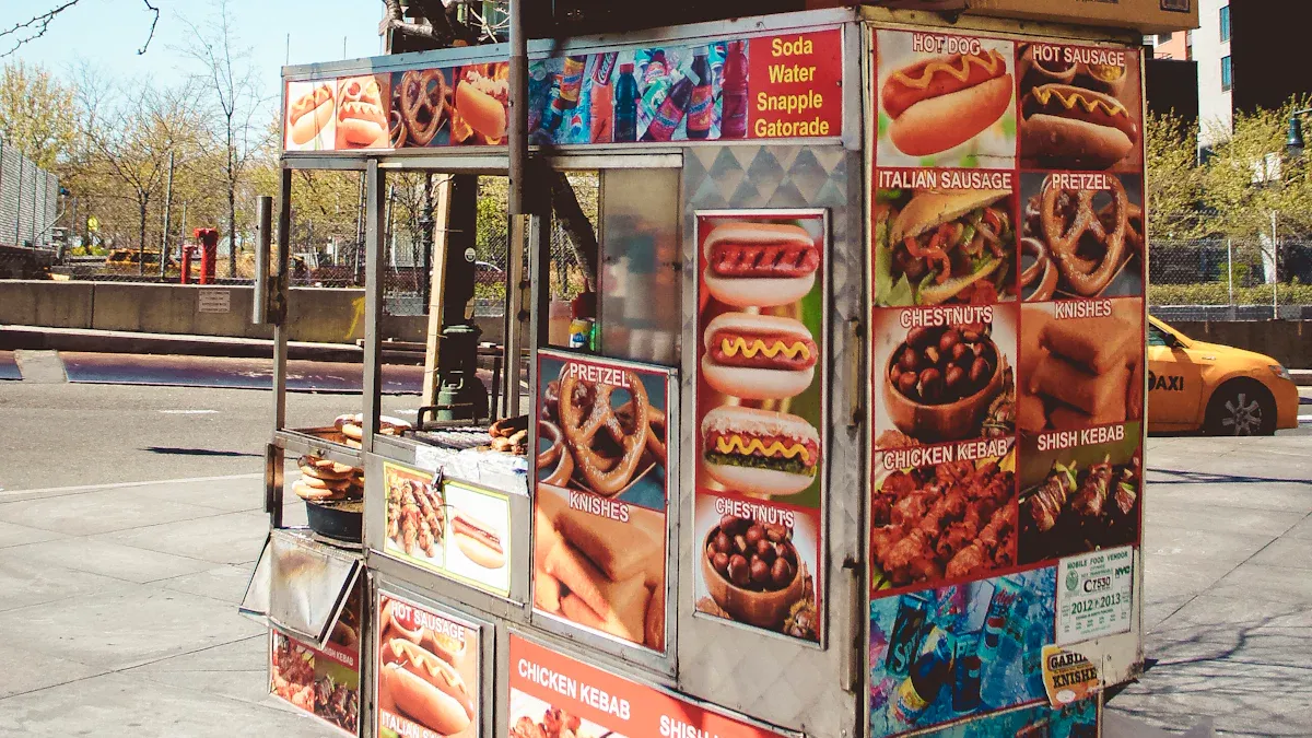 History of Vintage Hot Dog Carts