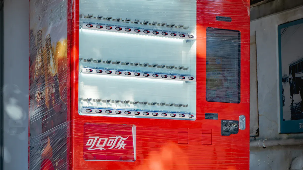 How Coca Cola vending machines work