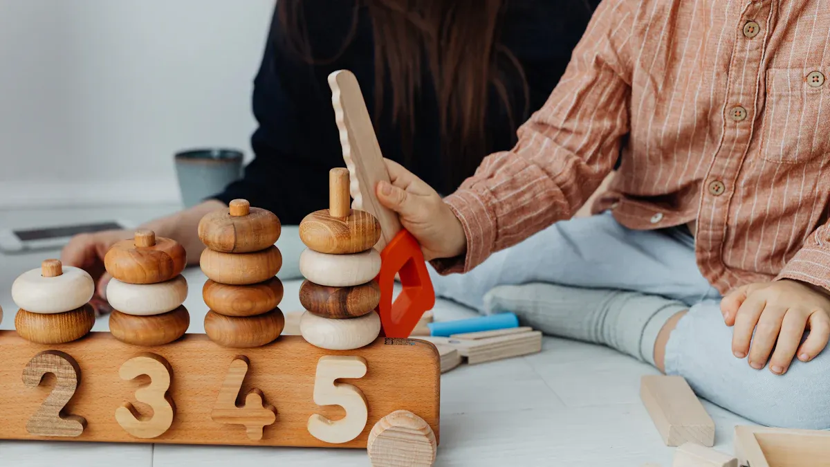 Interactive Wooden Vending Machine Play Set: Educational Fun for Kids