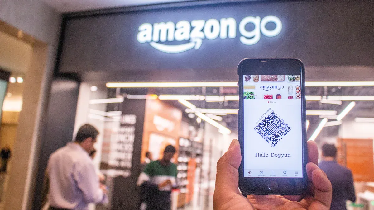 How an Airport Cashierless Convenience Store Works
