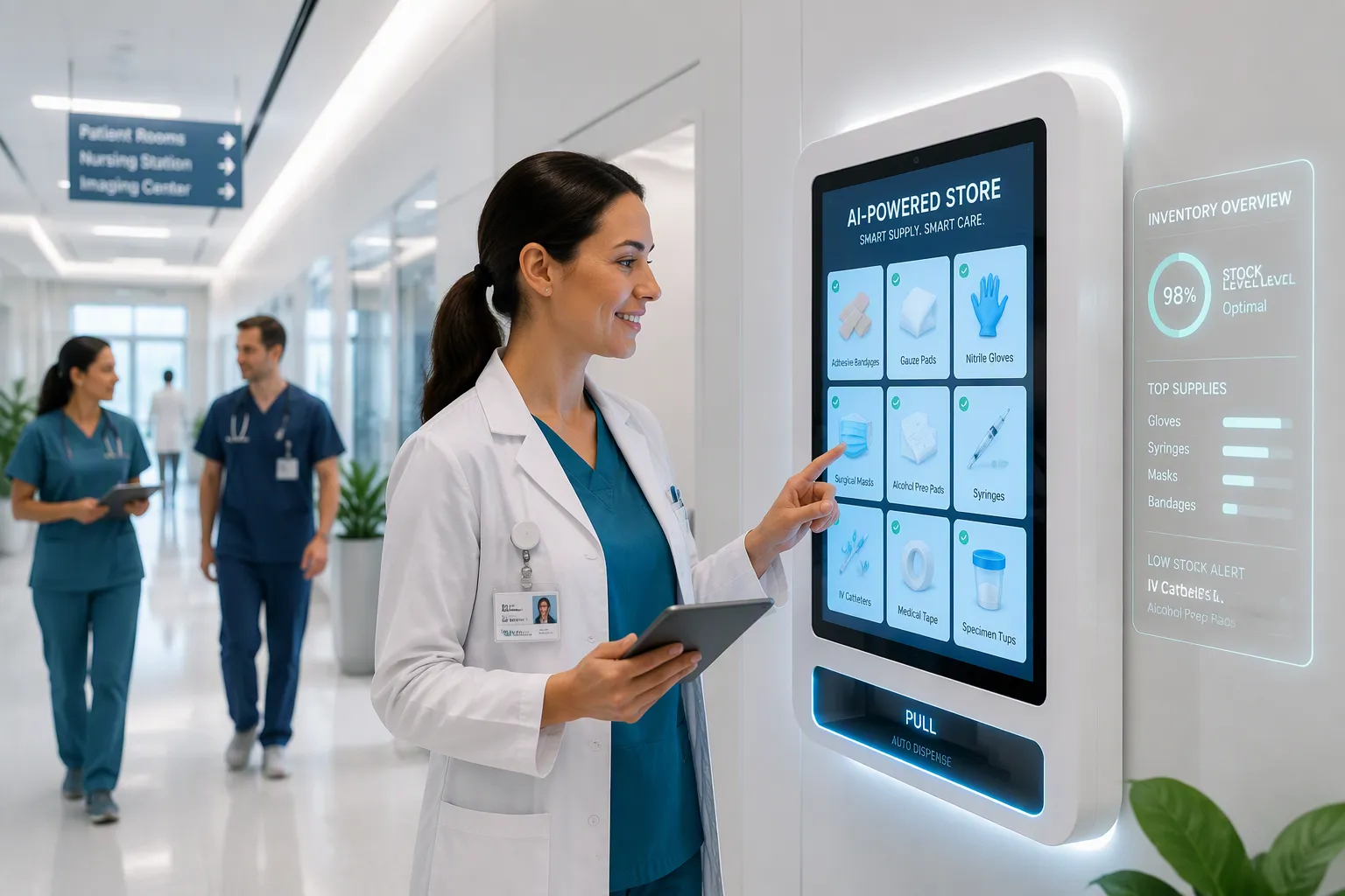 How AI-powered stores improve staff productivity in Hospitals & healthcare facilities