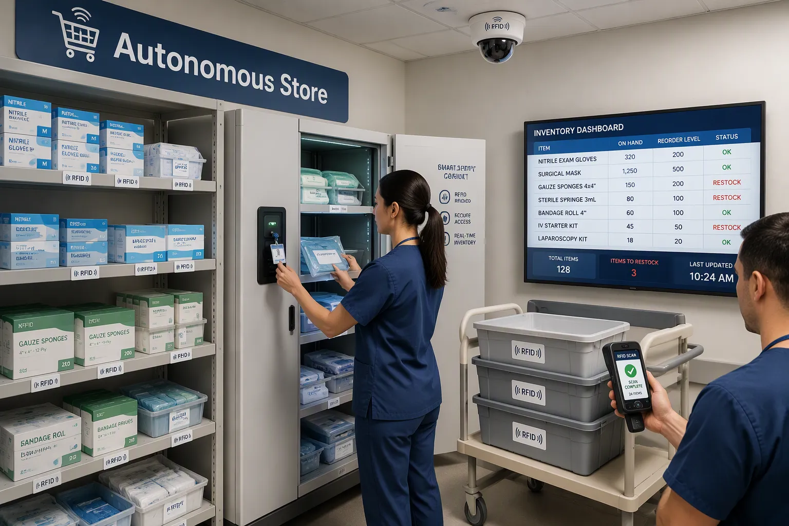 Autonomous Stores Support Digital Transformation in Healthcare