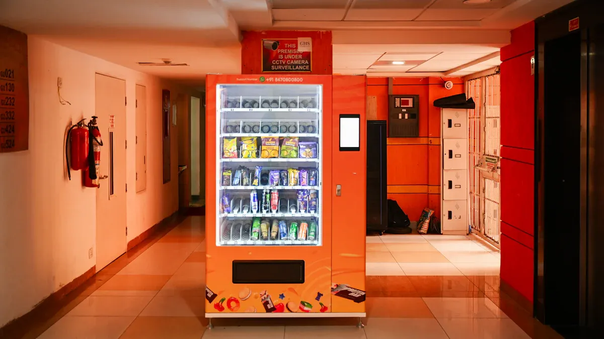 Unmanned store keeps office supplies stocked all day