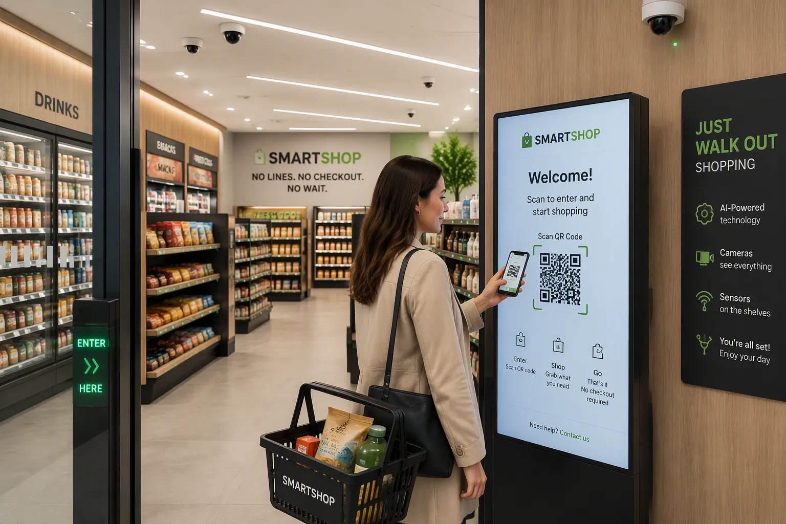 Key Technologies for a Cashierless Store