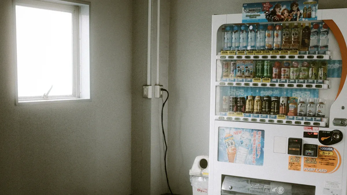 Large Vending Machines with Elevator Systems