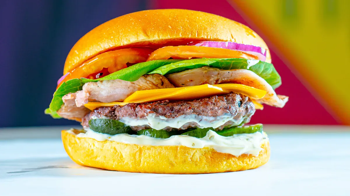Unique Burger Creations at The Corner Store