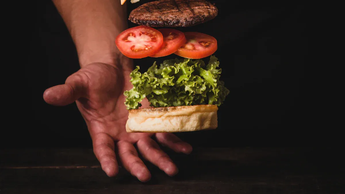 Unique Burger Creations at The Corner Store