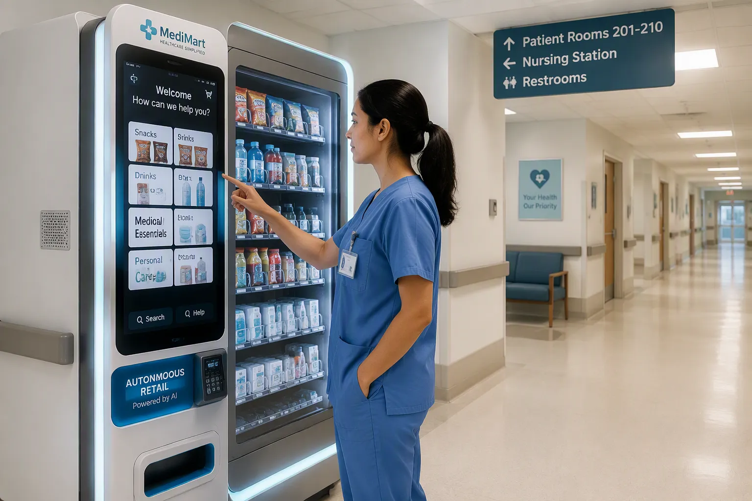 How to choose an autonomous retail vendor for hospitals and healthcare facilities