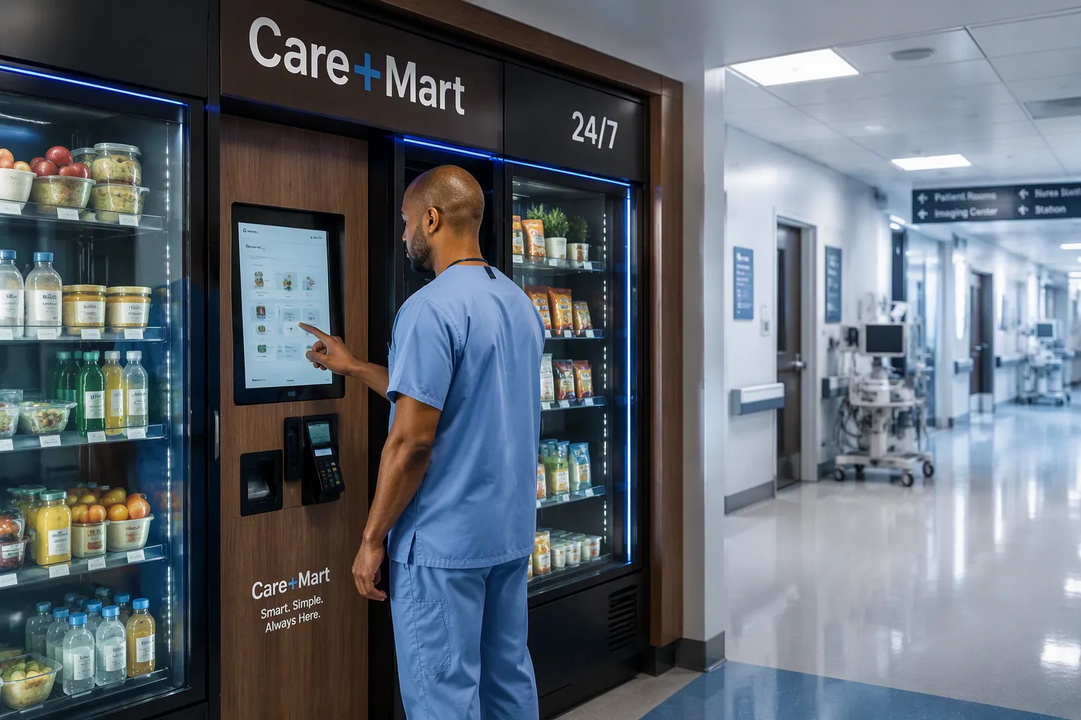 How 24/7 unmanned stores create value in hospitals and healthcare facilities